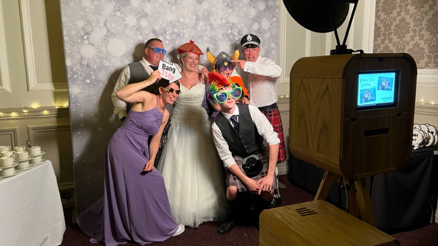 wedding photo booths luxury oak booth